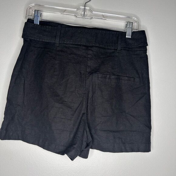Express High Rise shortie Linen Blend Shorts - Picture 2 of 4